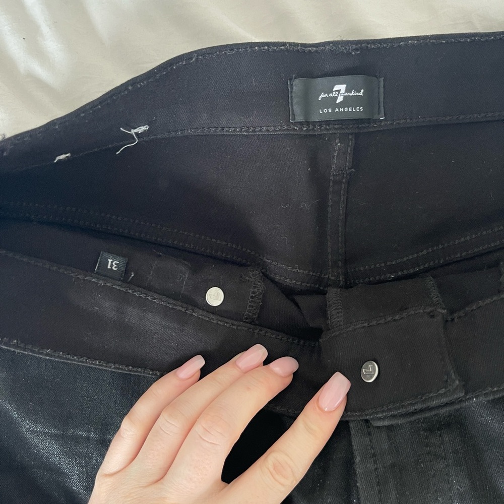 7 for all mankind black jeans